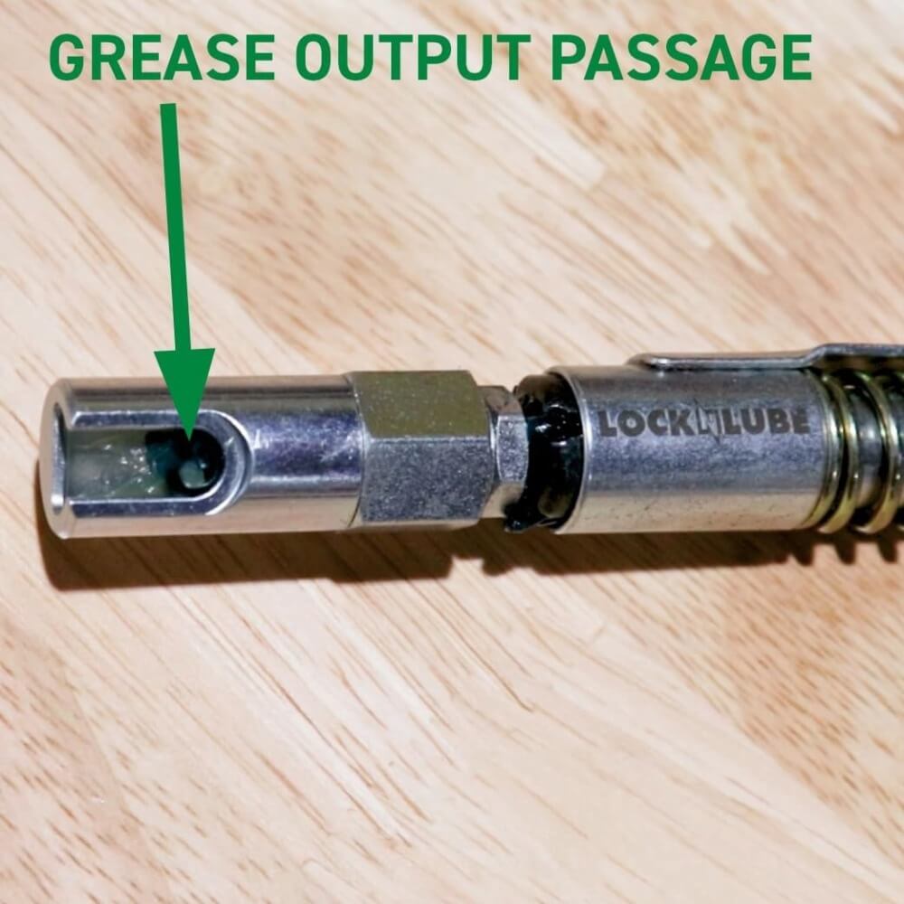LockNLube LNL121 - Push-On 90° Grease Coupler Adapter