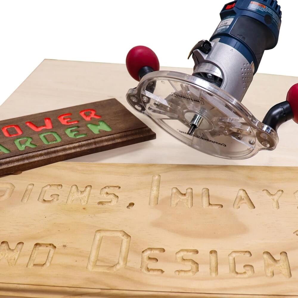 MILESCRAFT 1225 - Compact Sub Base Universal Router Plate