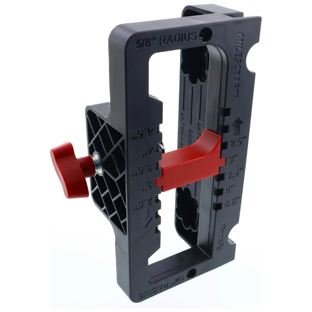 MILESCRAFT 1226 - HingeJig™ Self-Clamping Door Hinge and Latch Jig