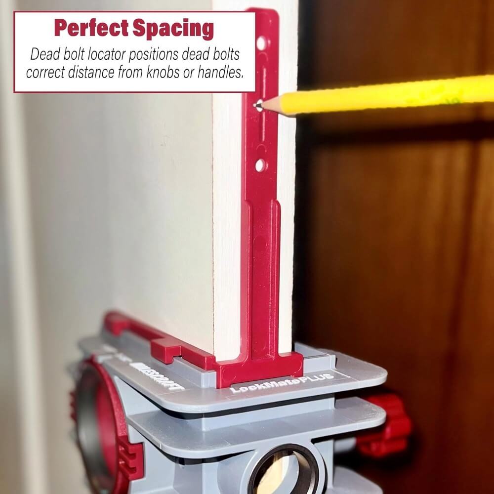 MILESCRAFT 1338 - LockMatePLUS™ Self-Clamping Door Lock Installation Kit