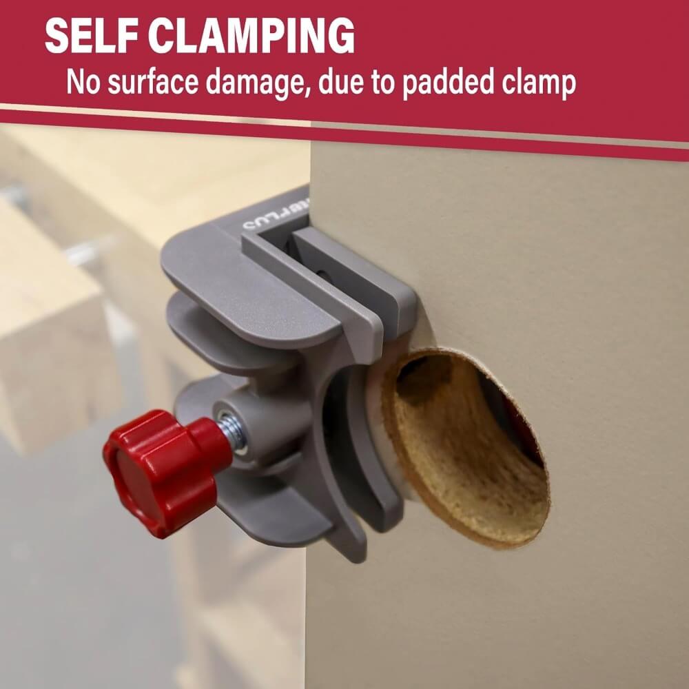 MILESCRAFT 1338 - LockMatePLUS™ Self-Clamping Door Lock Installation Kit