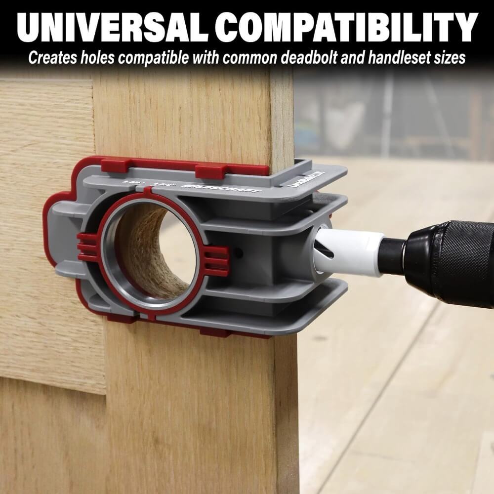 MILESCRAFT 1338 - LockMatePLUS™ Self-Clamping Door Lock Installation Kit