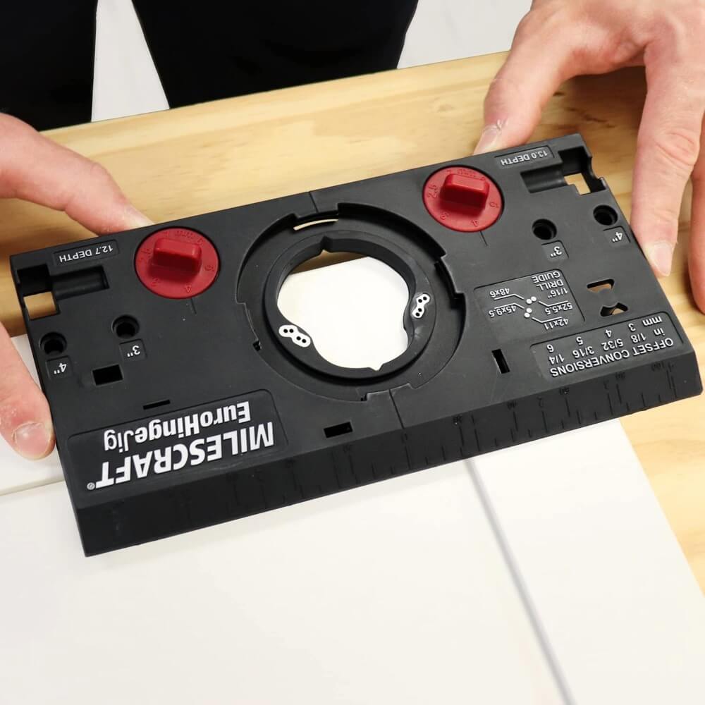 MILESCRAFT 1342 - EuroHingeJig™ Concealed Hinge Jig