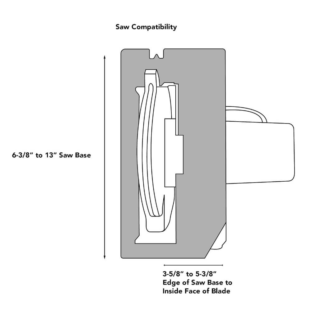 MILESCRAFT 1409 - TrackSawGuide™ Universal Circular Saw Guide System