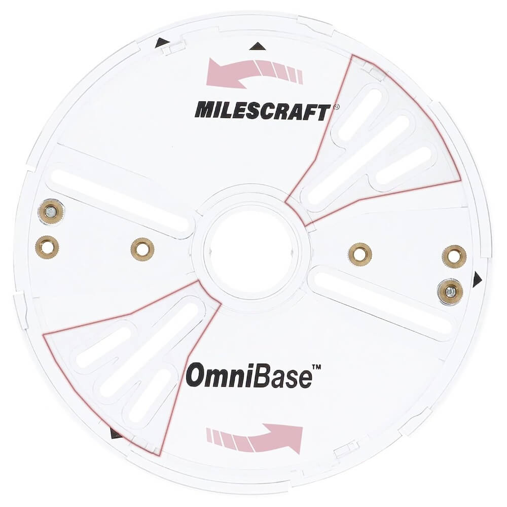 MILESCRAFT 6202 - OmniBase Universal Router Base Plate
