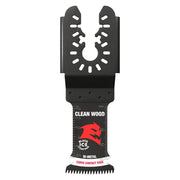 DIABLO DOU125JBW10 - 1-1/4 in. Demo Demon Universal Fit Bi-Metal Oscillating Blade for Clean Wood (10-Pack)
