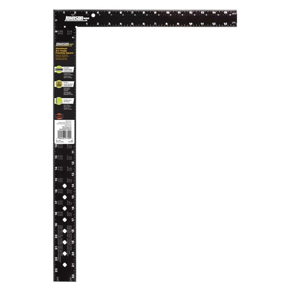 JOHNSON LEVELS JOH-CS7 - 7" Steel Carpenter Square