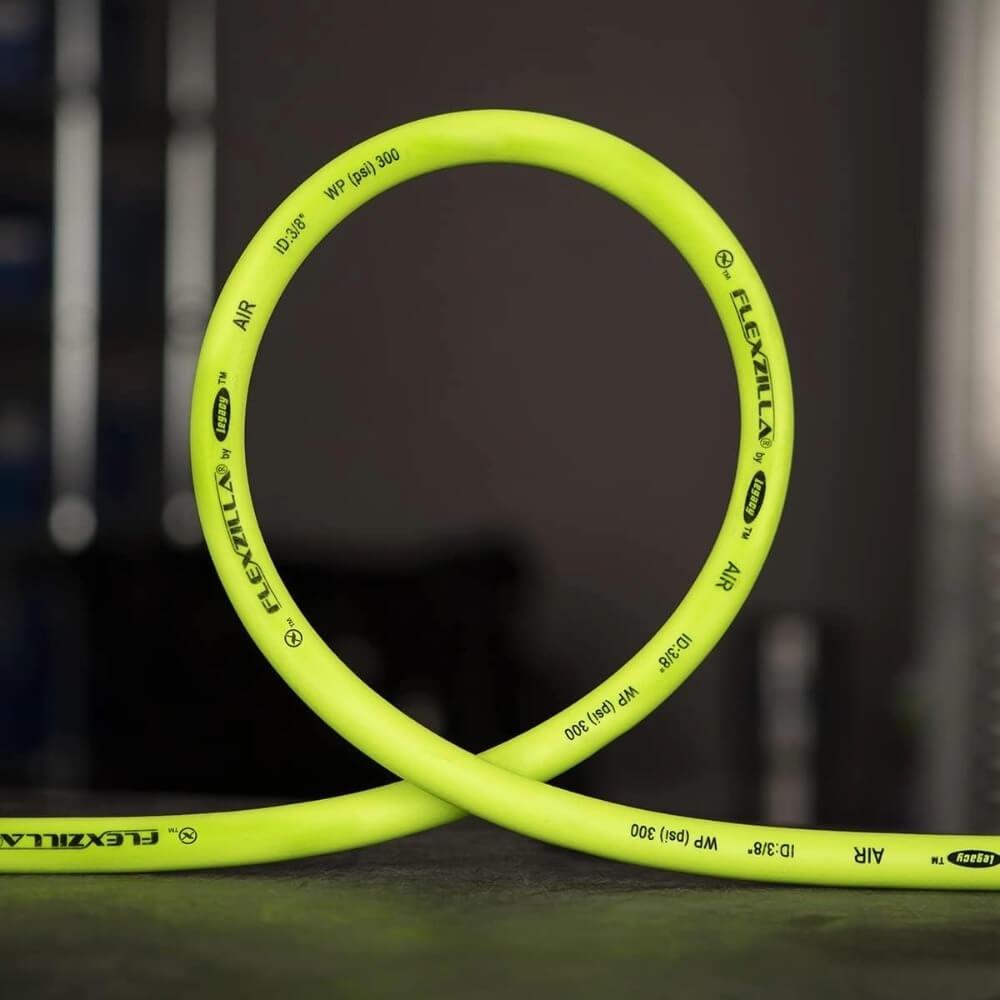 FLEXZILLA HFZ12100YW3 - Pro Air Hose, 1/2 in. x 100 ft., 3/8 in. MNPT Fittings