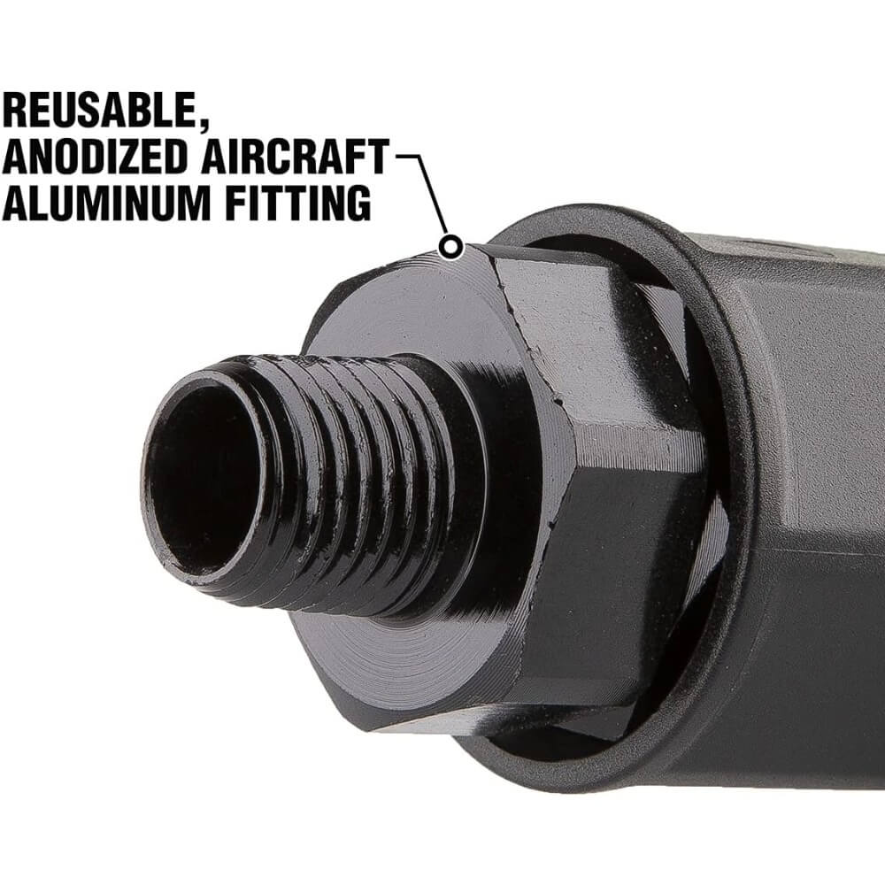 FLEXZILLA RP900375 - Pro Reusable Air Hose Fitting - 3/8 in. Barb x 1/4 in. MNPT