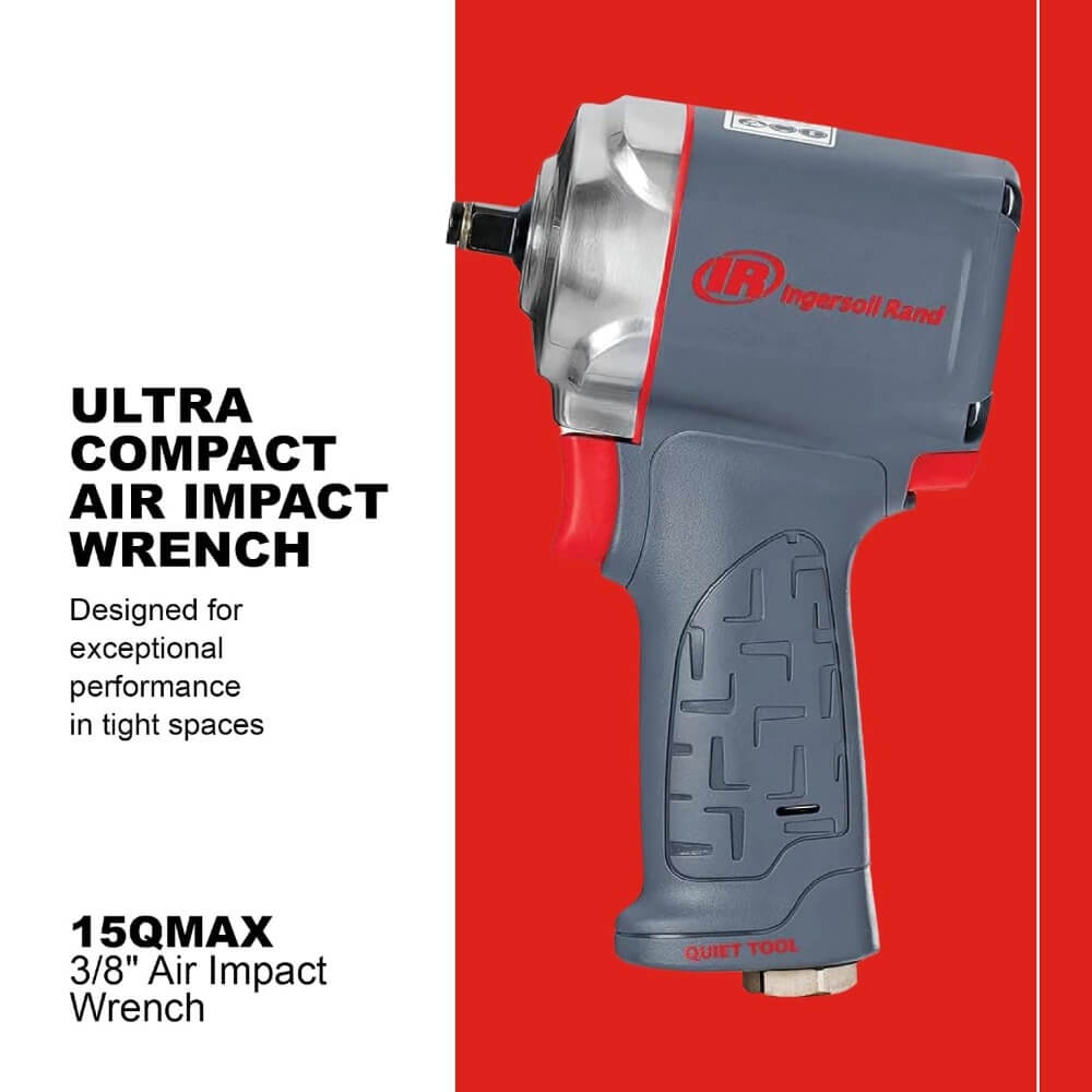 INGERSOLL RAND 15QMAX - 3/8" Ultra-Compact Quiet Impact Wrench