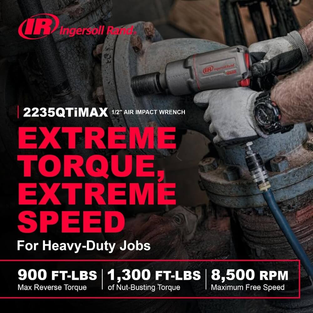 INGERSOLL RAND IRC-2235QTIMAX - 1/2" Drive Quiet Air Impact Wrench