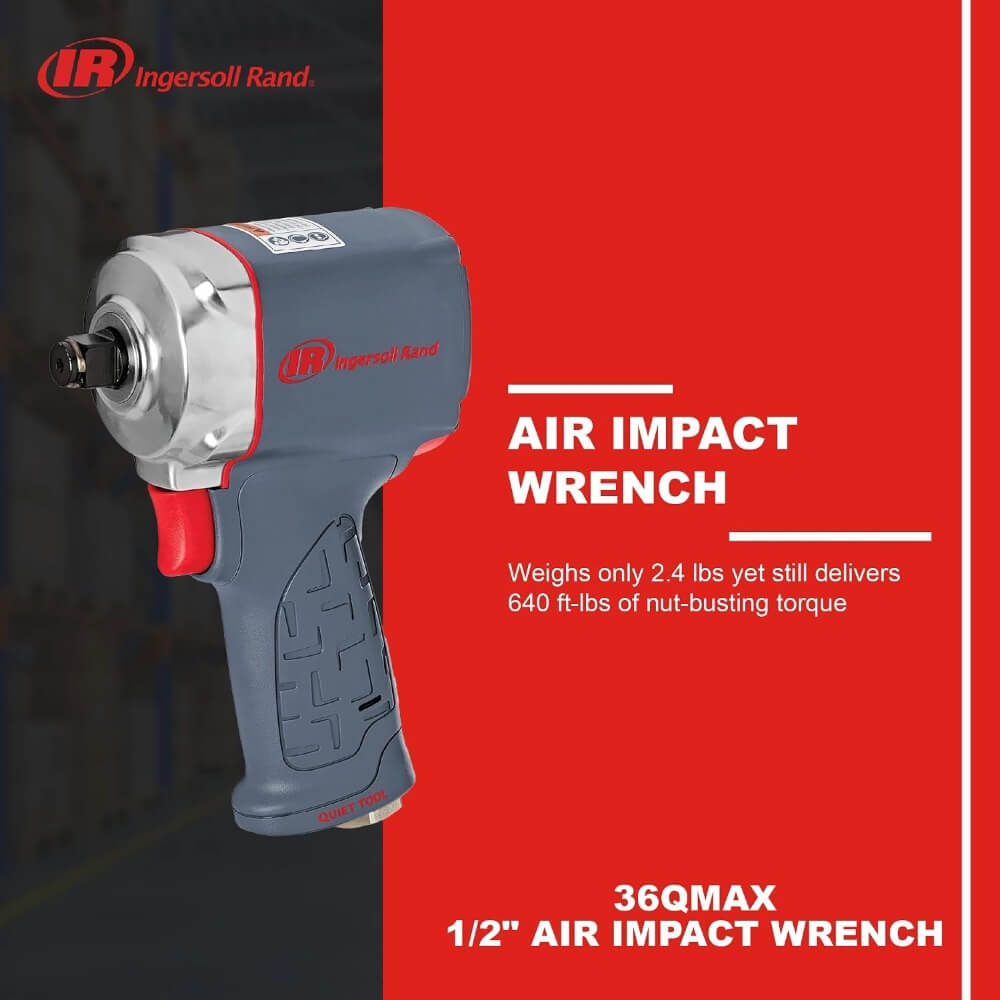 INGERSOLL RAND 36QMAX - 1/2" Ultra-Compact Air Impact Wrench