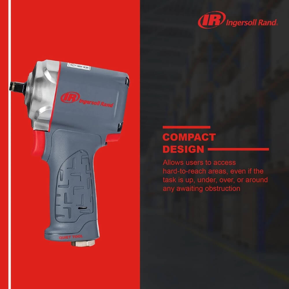INGERSOLL RAND 36QMAX - 1/2" Ultra-Compact Air Impact Wrench