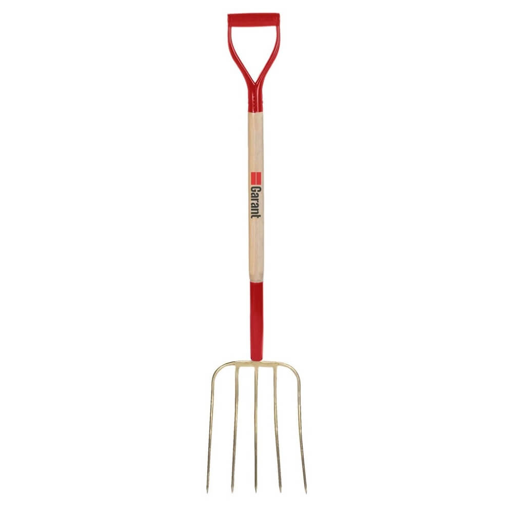 GARANT G0513D - Pro Series 5-Tine Forged Steel Manure Fork with D-Grip Handle