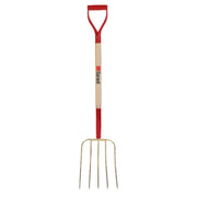 GARANT G0513D - Pro Series 5-Tine Forged Steel Manure Fork with D-Grip Handle