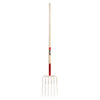GARANT G0613L - 6-Tine Manure Fork with 13-inch Forged Steel Head and 48-inch Hardwood Handle
