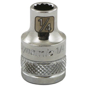GRAY GT-D009408 - 1/4" Drive 8mm 6-Point Deep Socket - Mirror Chrome Finish