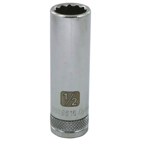 DYNAMIC GT-D009616 - 3/8" Drive 12 Point 1/2" Deep Chrome Socket