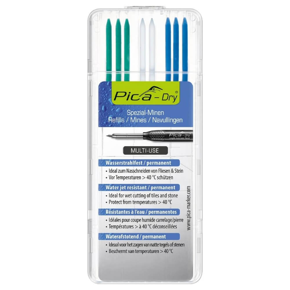 PICA 4040 - Pica-Dry Special Refill Leads - Water-Jet Resistant (8-Pack)