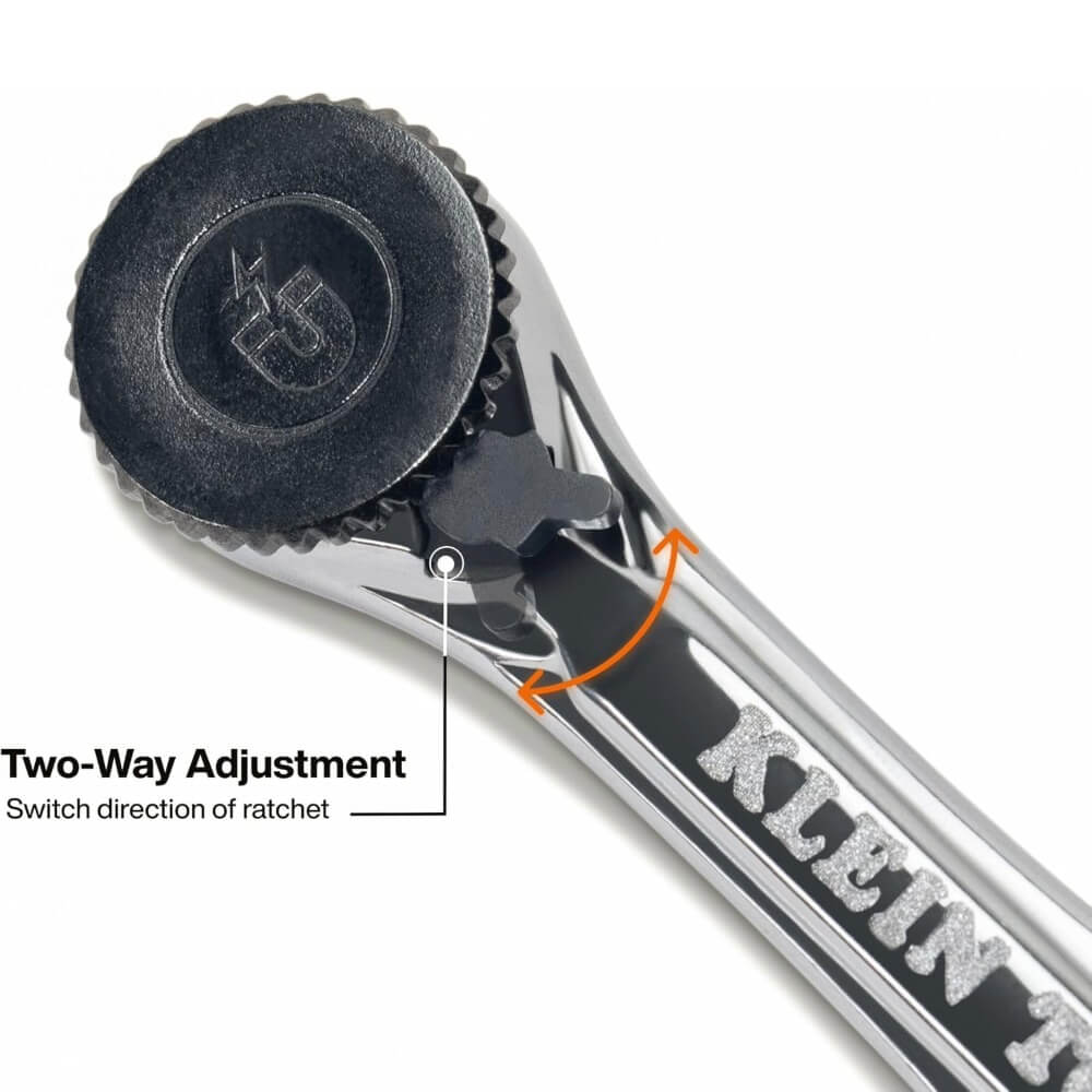 KLEIN 65200MAG - Slim-Profile Magnetic Mini Ratchet Set