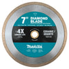 MAKITA B-69571 - 7" Continuous Rim Diamond Blade, General Purpose
