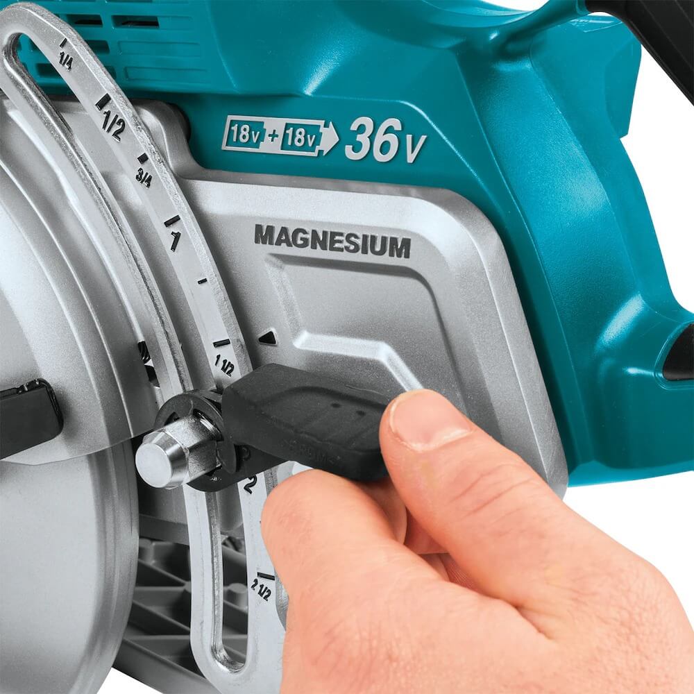 MAKITA DRS780PT2X - 18V x2 LXT Brushless Cordless 7-1/4" Rear Handle Circular Saw Kit