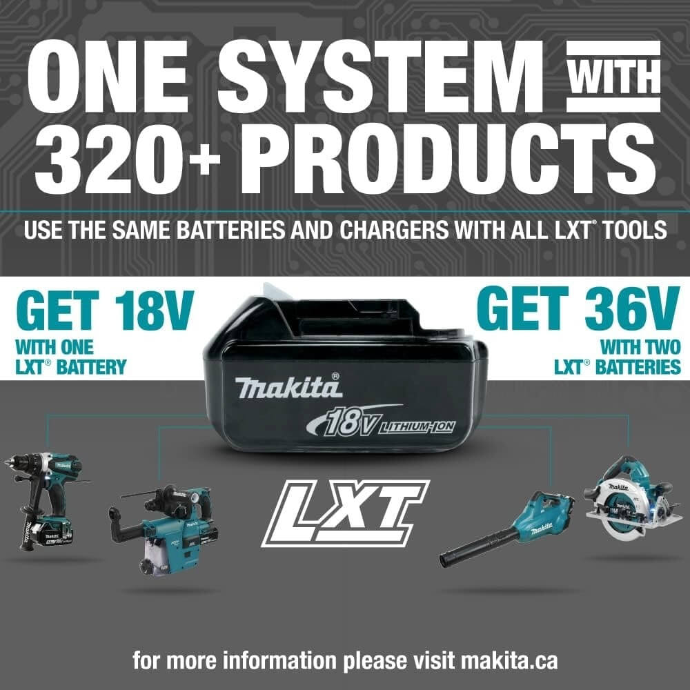 MAKITA DUX18RMEX2 - 18V LXT Brushless Split Shaft Power Unit with EM409MP 13in Line Trimmer Attachment