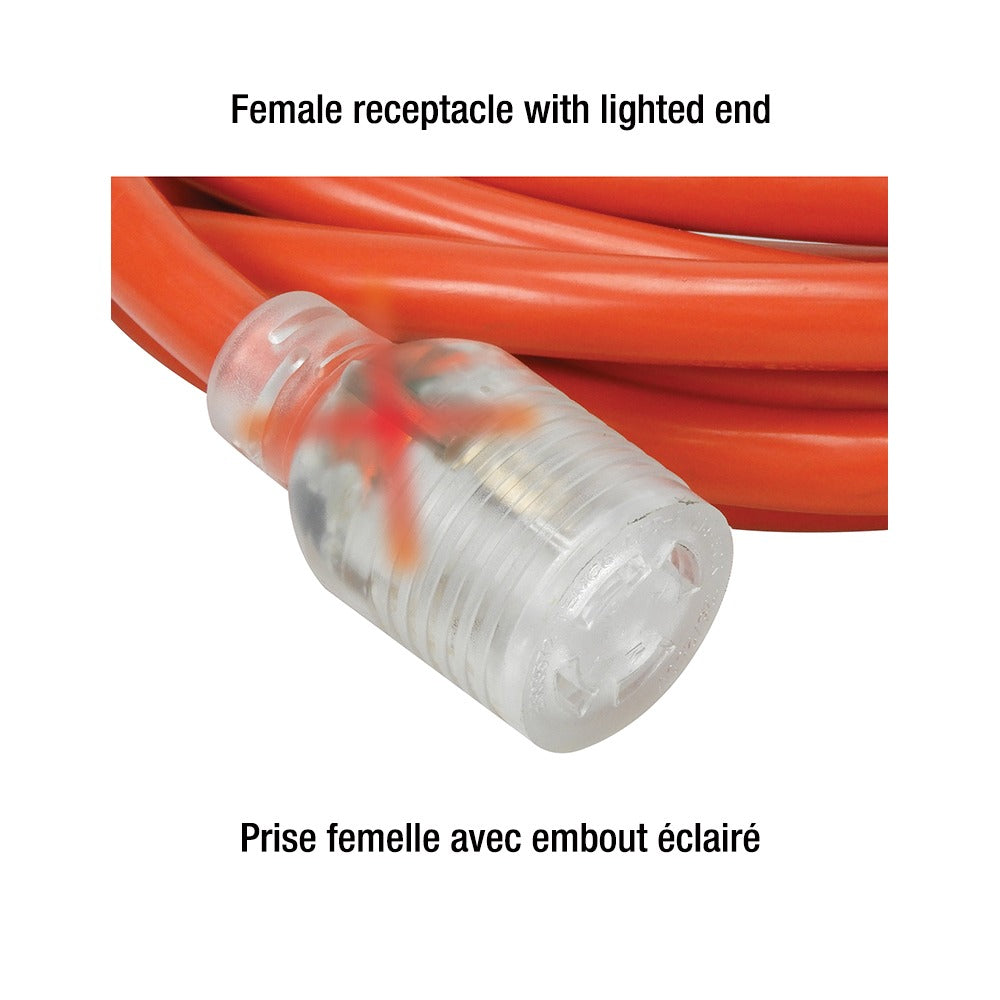 KING CANADA K-L1430-25EXT - 14/3 SJTW Heavy Duty Extension Cord - 25 ft.