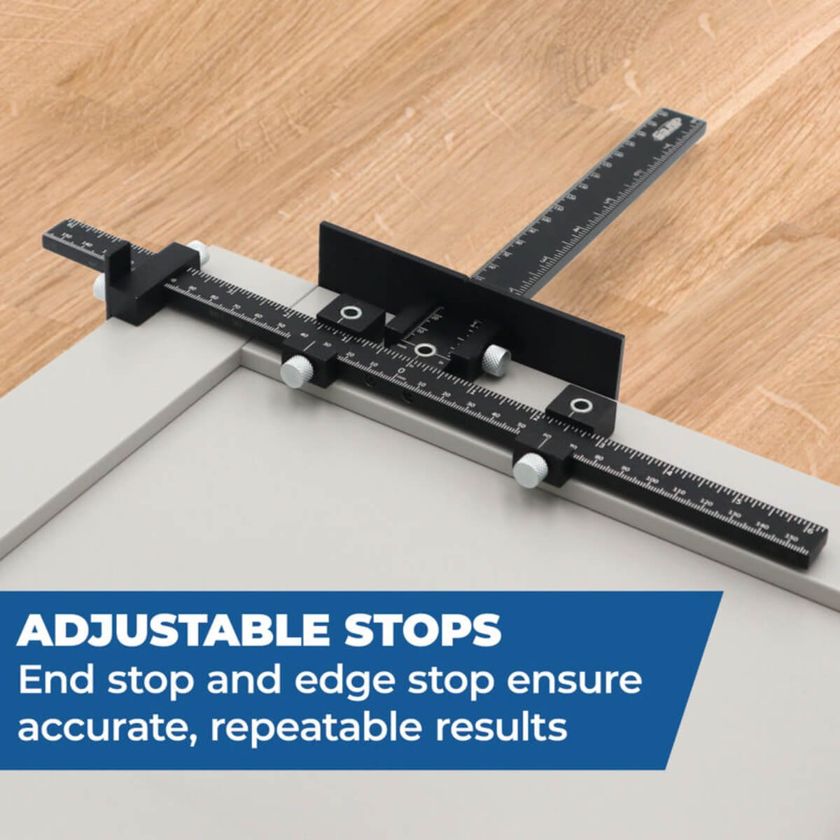 KREG KHI-XLPULL - Cabinet Hardware Jig Pro - Aluminum - 1-3/4 in. to 12 in. Capacity