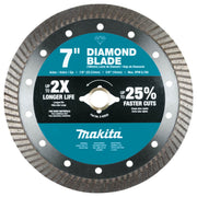 MAKITA E-02630 - 7 in. Diamond Blade Turbo Rim for Hard Material