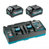 MAKITA T-04335 - XGT 40V Max Charger & Battery Starter Kit (DC40RB + 2x BL4040)