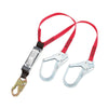 Dynamic Safety FP7361444 4' Double Leg Y-Lanyard with Large Hook