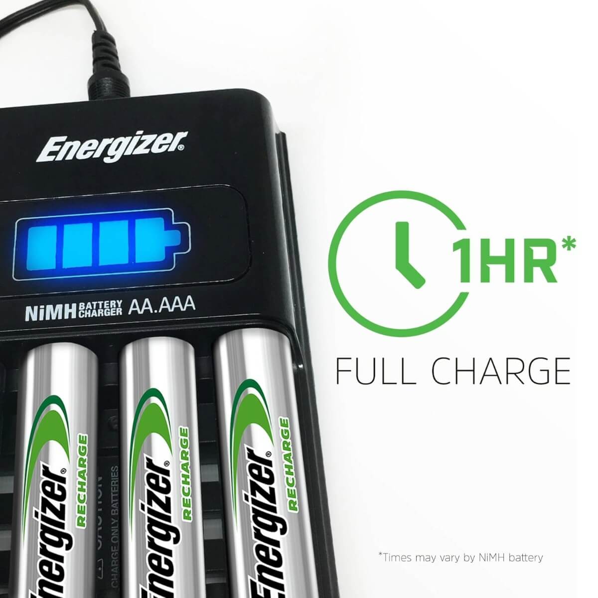Energizer CHFC Multi-Battery Universal Charger for NiMH and NiCad