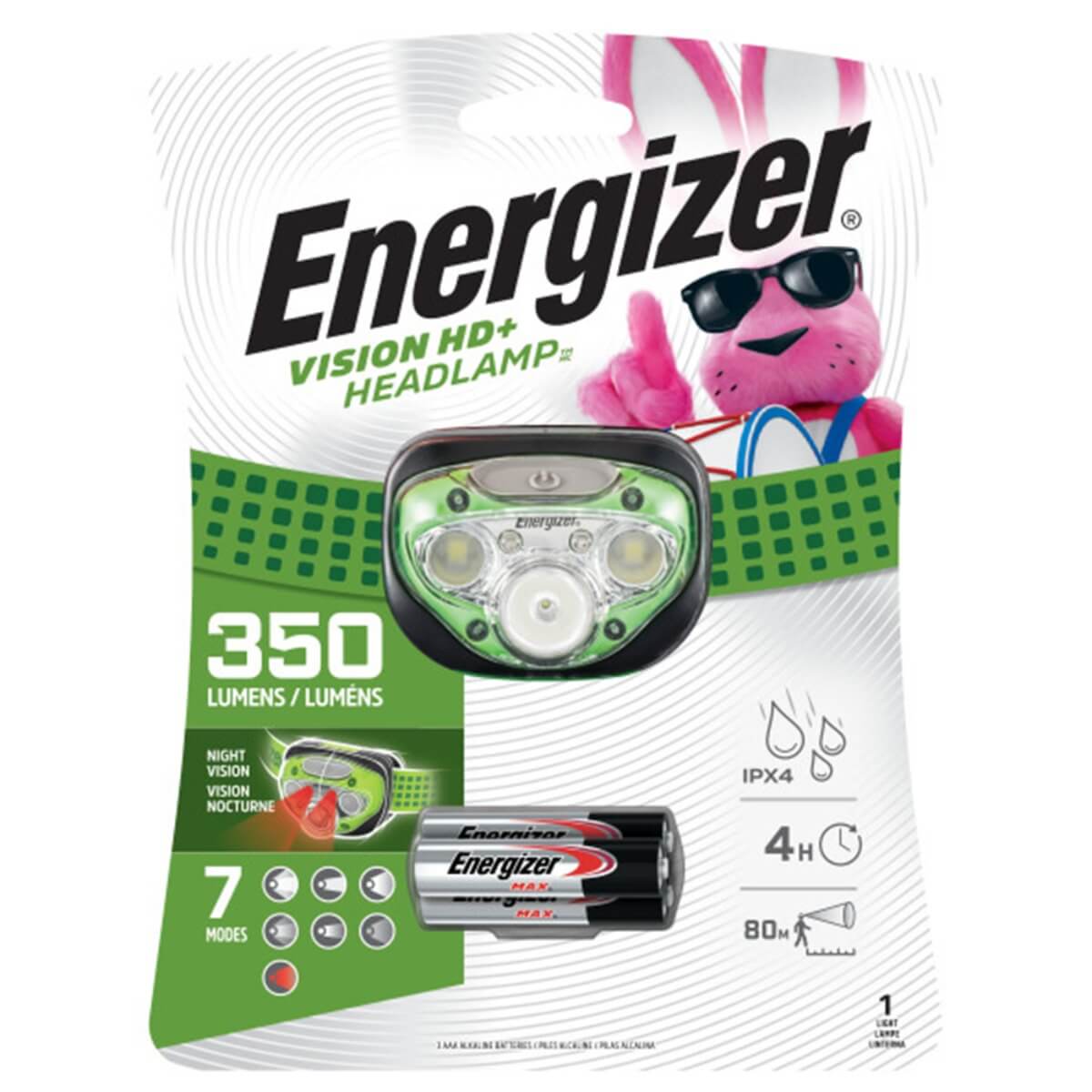 Energizer HDA32E Vision 100 Lumen LED Headlamp - Black