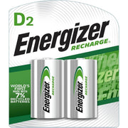 Energizer NH50BP-2 Rechargeable D Batteries - 2 Pack