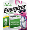Energizer UNH15BP-4 Rechargeable AA Batteries - 4 Pack