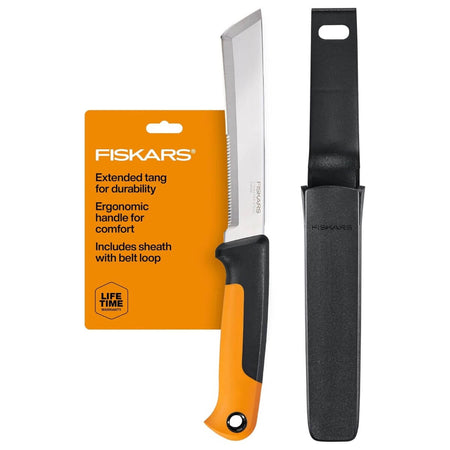 Fiskars FSK-4015 Harvesting Knife - Orange/Black - 3 in. Blade