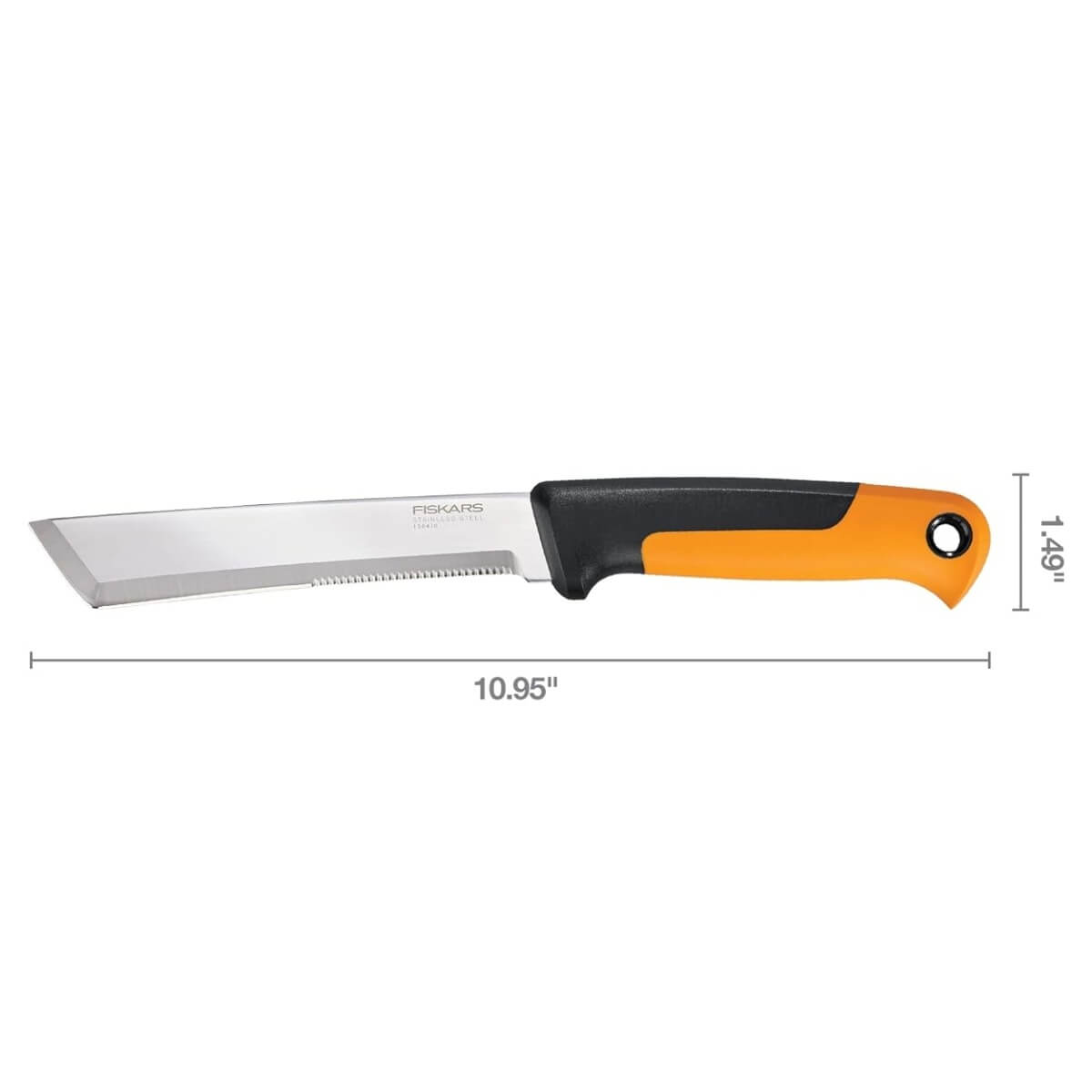 Fiskars FSK-4015 Harvesting Knife - Orange/Black - 3 in. Blade