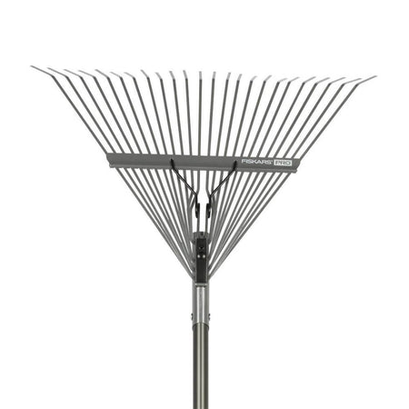 Fiskars FSK397930 Pro Leaf Rake - 24 in. Head - Aluminum Handle