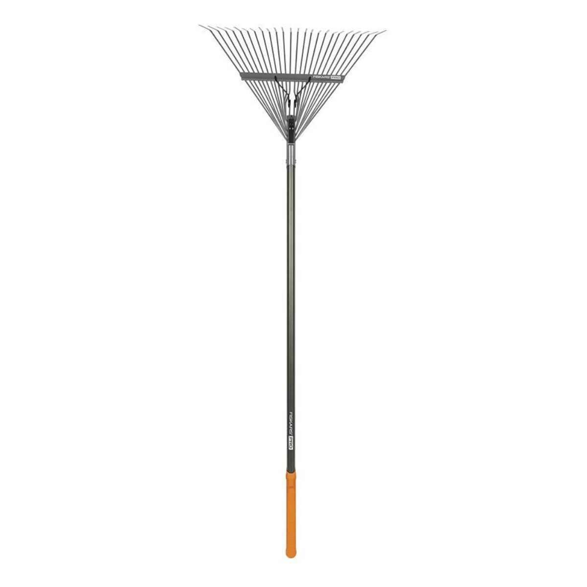 Fiskars FSK397930 Pro Leaf Rake - 24 in. Head - Aluminum Handle