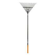 Fiskars FSK397930 Pro Leaf Rake - 24 in. Head - Aluminum Handle