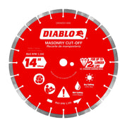 Diablo DMADS1400 14 in. Diamond Segmented Cut-Off Disc for Masonry