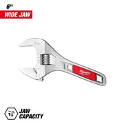 MILWAUKEE 48-22-7506 6" Wide Jaw Adjustable Wrench