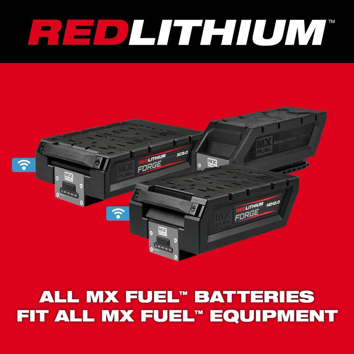 Milwaukee MXFCP204 MX FUEL REDLITHIUM CP4.0 Battery Pack