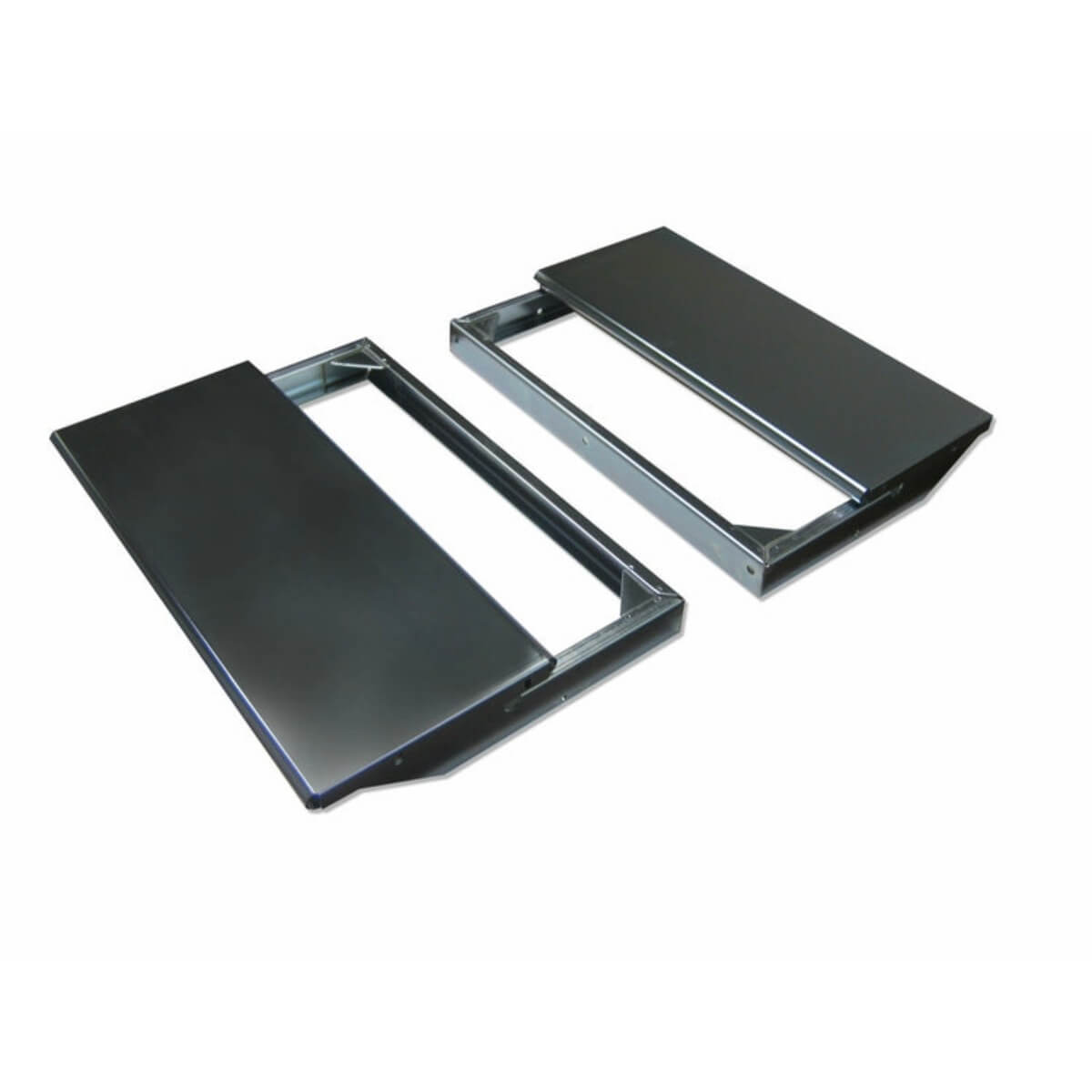 Laguna SUPMX-71938-7F Folding Infeed/Outfeed Tables for 19-38 Drum Sander - Open Stand