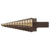 Regency 1528386 Double Flute Step Drill Bit - 3/16 in. to 1/2 in.