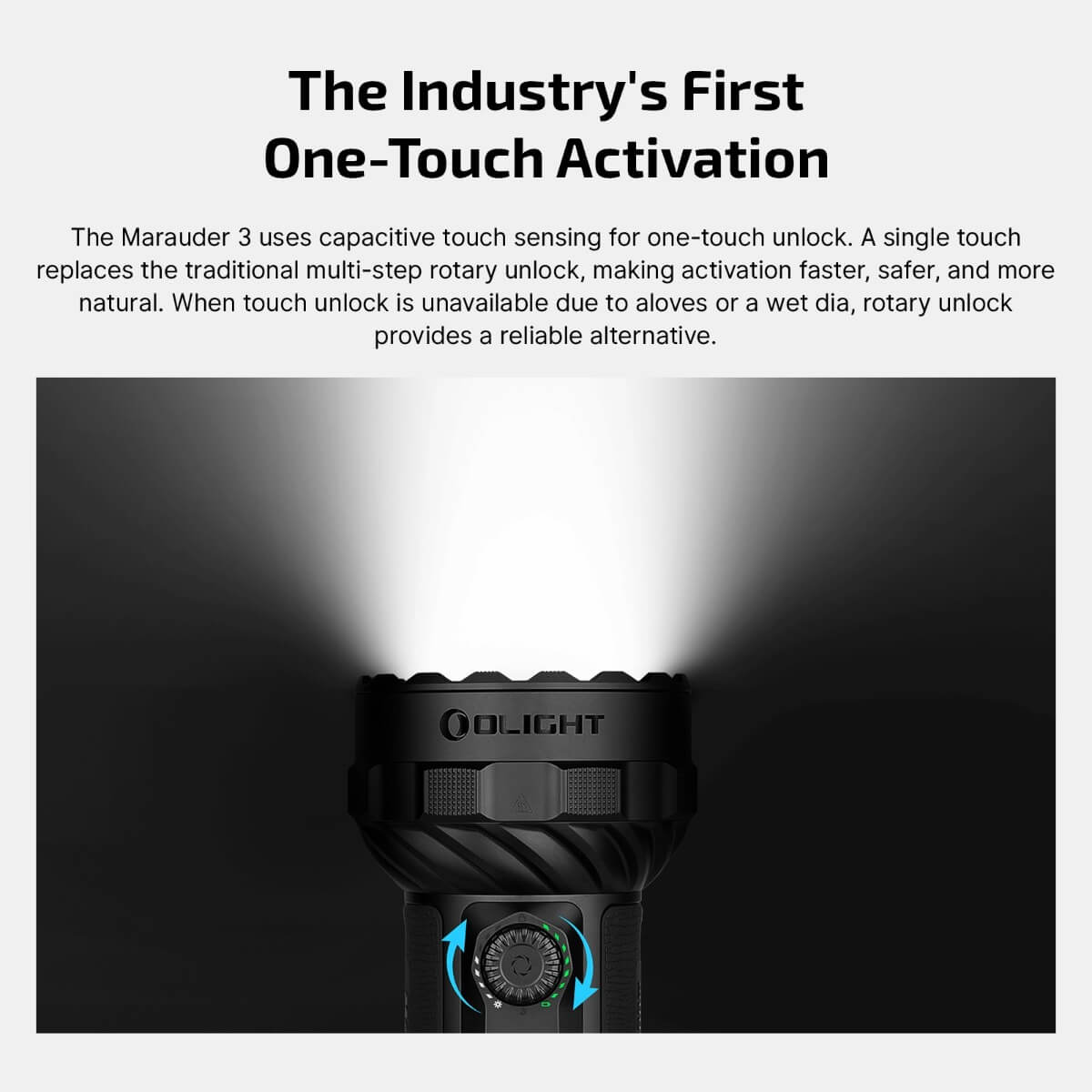 Olight MARAUDER3 Marauder 3 High-Performance LED Flashlight - 25000 Lumens