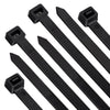Merithian OC-17014 14 in. Black 50lb Cable Ties - 100pk