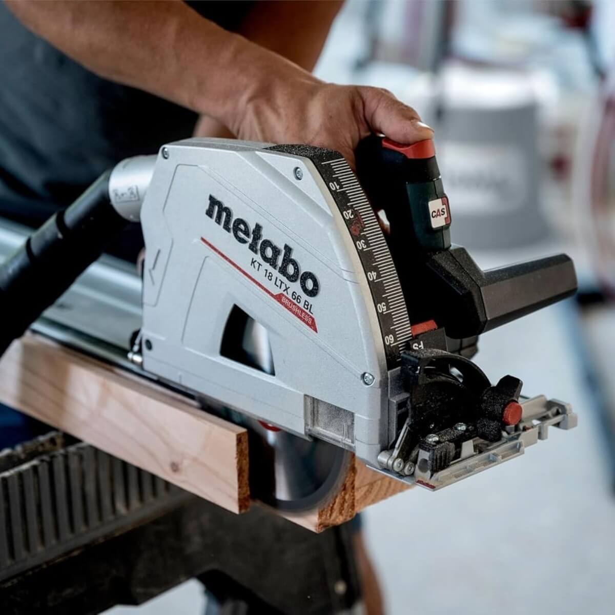 Metabo 601866840 KT 18 LTX 66 BL - 18V Cordless Plunge Cut Circular Saw - Tool Only