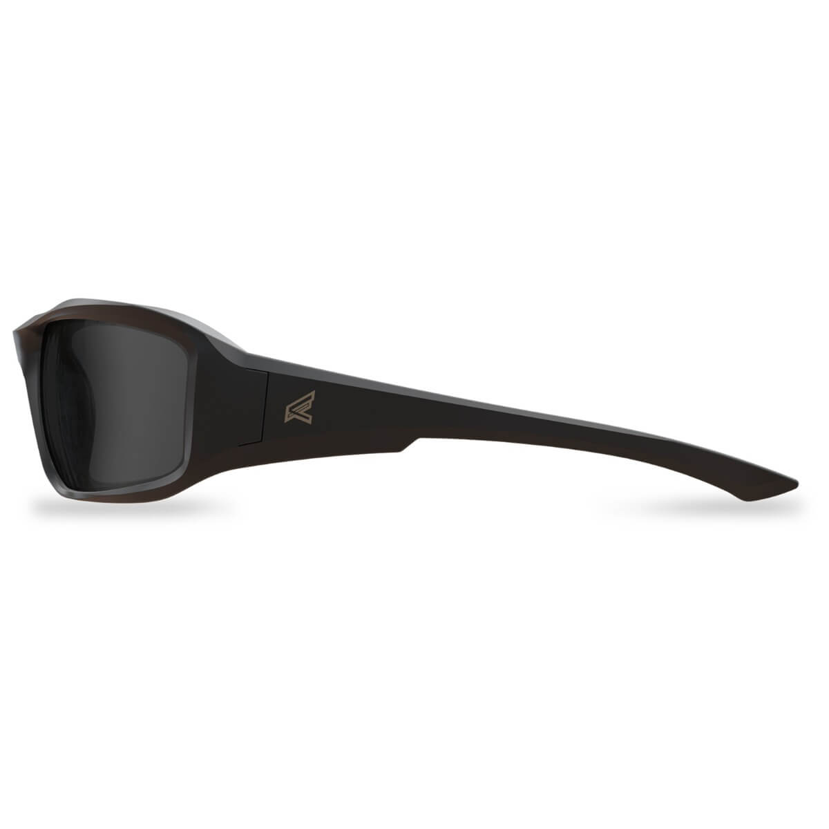 EDGE XB136 - Brazeau Safety Glasses - Matte Black Frame with Smoke Lens